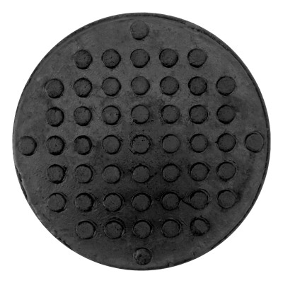 Резиновая опора для подкатного домкрата универсальная, D 72 мм, D 50, H 35 мм Matrix