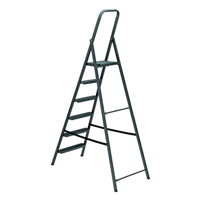 Стремянка 6 ступеней, компактная, стальная Сибртех
