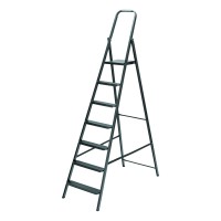 Стремянка 7 ступеней, компактная, стальная Сибртех