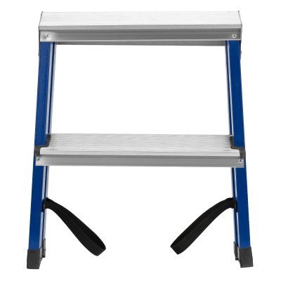 Стремянка двусторонняя 2 ступени, стальная, Сибртех