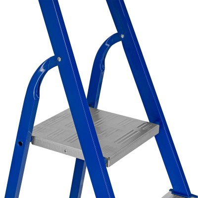 Стремянка, 8 ступеней, стальной профиль, алюминиевые ступени Сибртех Стремянка, 8 ступеней, стальной профиль, алюминиевые ступени Сибртех