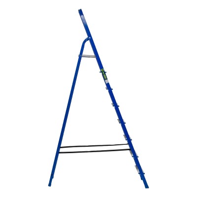 Стремянка, 8 ступеней, стальной профиль, алюминиевые ступени Сибртех Стремянка, 8 ступеней, стальной профиль, алюминиевые ступени Сибртех