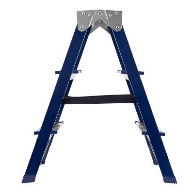 Стремянка двусторонняя 3 ступени, стальная, Сибртех