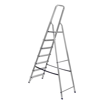 Стремянка, 7 ступеней, алюминиевая, Сибртех