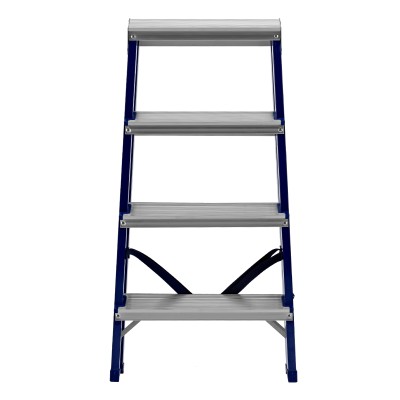 Стремянка двусторонняя 4 ступени, стальная, Сибртех Стремянка двусторонняя 4 ступени, стальная, Сибртех