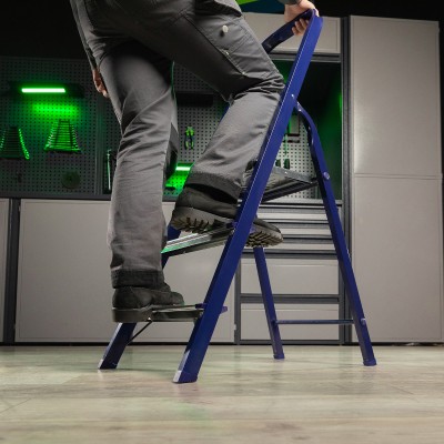 Стремянка, 3 ступени, стальная, Сибртех