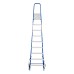 Стремянка, 9 ступеней, стальной профиль, алюминиевые ступени Сибртех