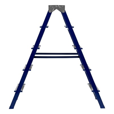 Стремянка двусторонняя 5 ступеней, стальная, Сибртех