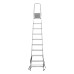 Стремянка, 10 ступеней, алюминиевая, Сибртех