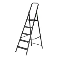 Стремянка 5 ступеней, компактная, стальная Сибртех