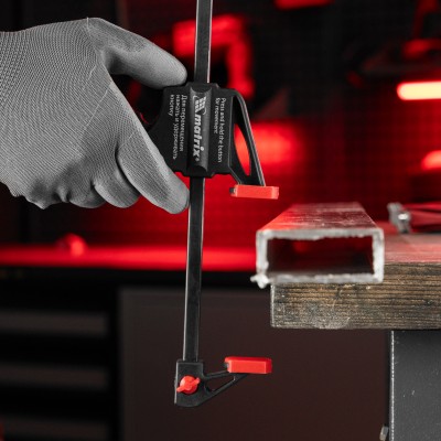 Струбцина универсальная, быстрозажимная, F-образная, 450 х 565 х 45 мм, пластиковый корпус Matrix