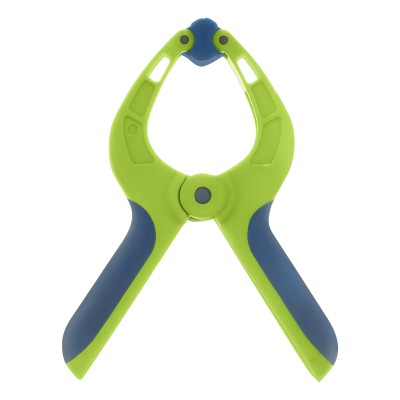 Струбцина клещеобразная 1-1/4, пластиковый корпус, двухкомпонентные рукоятки, усиленная пружина, 33 мм Сибртех