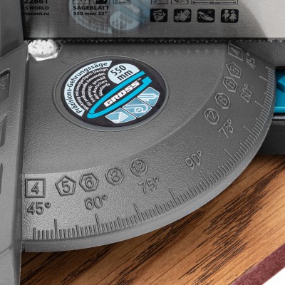 Стусло прецизионное, пила 550 мм, две прижимные струбцины Gross Стусло прецизионное, пила 550 мм, две прижимные струбцины Gross