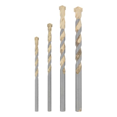 Набор сверл по бетону Golden Line 5-6-8-10 мм Matrix Набор сверл по бетону Golden Line 5-6-8-10 мм Matrix