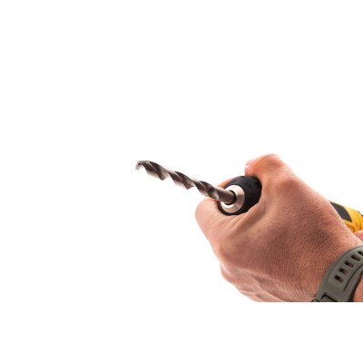 Набор сверл по металлу, 1-10 мм (через 0.5 мм) HSS 19 шт, металлическая коробка, цилиндрический хвостовик Matrix