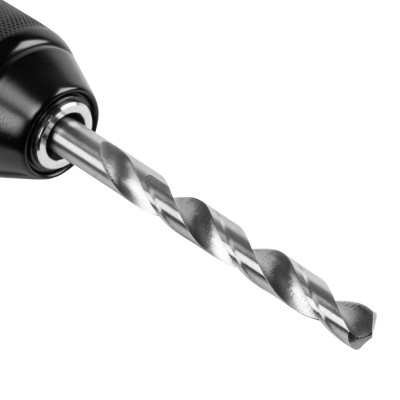 Набор сверл по металлу, 1-10 мм (через 0.5 мм) HSS 19 шт, металлическая коробка, цилиндрический хвостовик Matrix