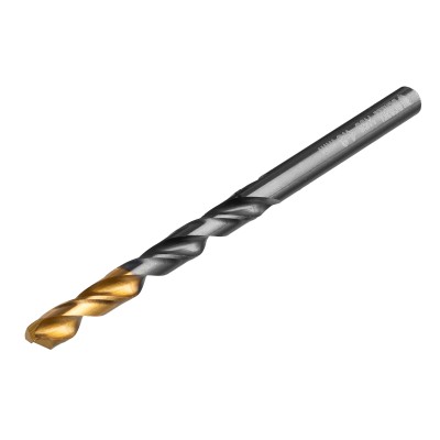 Сверло по металлу, 4,8 мм, HSS-Tin, Golden Tip, 10 шт. Denzel Сверло по металлу, 4,8 мм, HSS-Tin, Golden Tip, 10 шт. Denzel