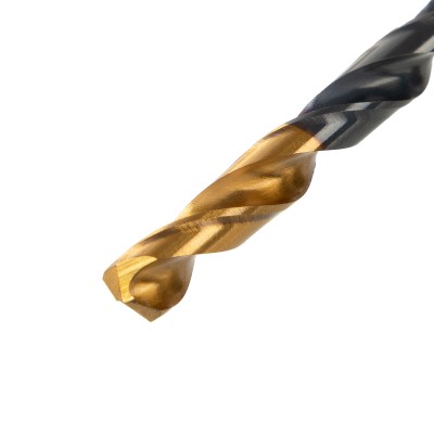 Сверло по металлу, 4,8 мм, HSS-Tin, Golden Tip, 10 шт. Denzel Сверло по металлу, 4,8 мм, HSS-Tin, Golden Tip, 10 шт. Denzel