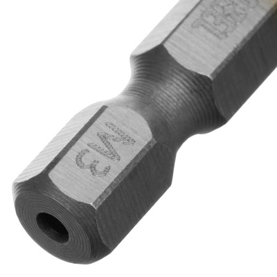 Зенковка конусная под М3, HSS, по металлу, 6-гранный хвостовик Denzel