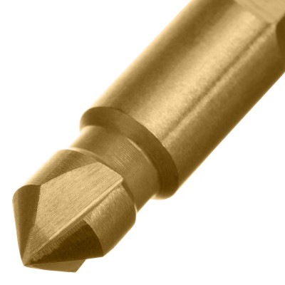 Зенковка конусная под М3, HSS, по металлу, 6-гранный хвостовик Denzel