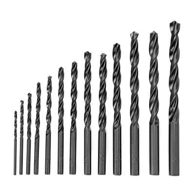 Набор сверл по металлу, 2-8 мм, (через 0.5 мм) HSS 13 шт, цилиндрический хвостовик Sparta