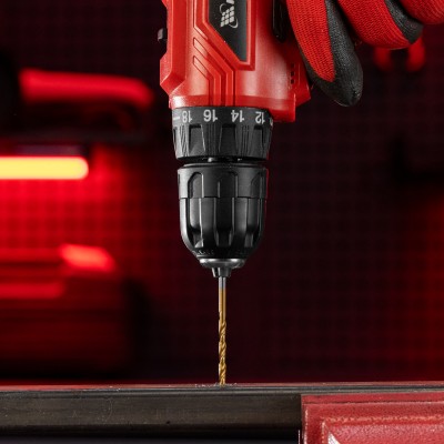 Сверло по металлу, 3.2 мм, HSS, нитридтитановое покрытие, цилиндрический хвостовик Matrix Сверло по металлу, 3.2 мм, HSS, нитридтитановое покрытие, цилиндрический хвостовик Matrix