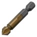 Зенковка конусная под М4, HSS, по металлу, 6-гранный хвостовик Denzel Зенковка конусная под М4, HSS, по металлу, 6-гранный хвостовик Denzel