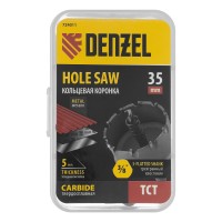 Коронка по металлу твердосплавная, 35 мм Denzel