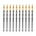 Сверло по металлу, 3,2 мм, HSS-Tin, Golden Tip, 10 шт. Denzel