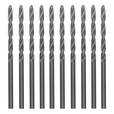 Сверло по металлу, 3 мм, полированное, HSS, 10 шт, цилиндрический хвостовик Matrix Сверло по металлу, 3 мм, полированное, HSS, 10 шт, цилиндрический хвостовик Matrix