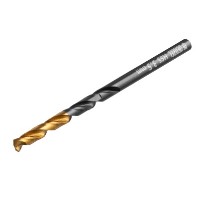 Сверло по металлу, 3,5 мм, HSS-Tin, Golden Tip, 10 шт. Denzel Сверло по металлу, 3,5 мм, HSS-Tin, Golden Tip, 10 шт. Denzel