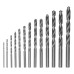 Набор сверл по металлу, 2-8 мм, (через 0.5 мм) HSS 13 шт, пластиковая коробка, цилиндрический хвостовик Сибртех