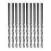 Сверло по металлу, 3.2 мм, полированное, HSS, 10 шт, цилиндрический хвостовик Matrix