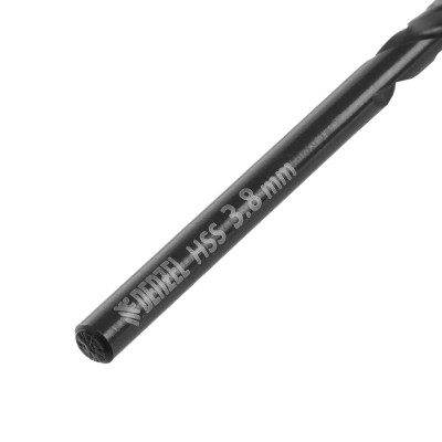 Сверло по металлу, 3,8 мм, HSS-Tin, Golden Tip, 10 шт. Denzel Сверло по металлу, 3,8 мм, HSS-Tin, Golden Tip, 10 шт. Denzel