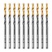 Сверло по металлу, 3,8 мм, HSS-Tin, Golden Tip, 10 шт. Denzel Сверло по металлу, 3,8 мм, HSS-Tin, Golden Tip, 10 шт. Denzel