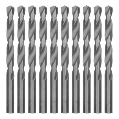 Сверло по металлу, 10 мм, полированное, HSS, 10 шт, цилиндрический хвостовик Matrix