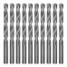 Сверло по металлу, 10 мм, полированное, HSS, 10 шт, цилиндрический хвостовик Matrix