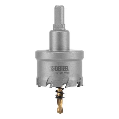 Коронка по металлу твердосплавная, 47 мм Denzel