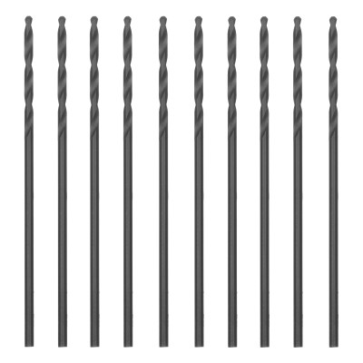 Сверло по металлу, 1 мм, полированное, HSS, 10 шт цилиндрический хвостовик Matrix