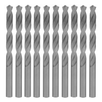 Сверло по металлу, 8.5 мм, полированное, HSS, 10 шт, цилиндрический хвостовик Matrix Сверло по металлу, 8.5 мм, полированное, HSS, 10 шт, цилиндрический хвостовик Matrix