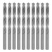 Сверло по металлу, 8.5 мм, полированное, HSS, 10 шт, цилиндрический хвостовик Matrix