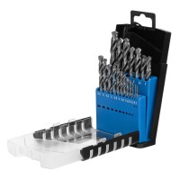 Набор сверл по металлу, 1-10 мм (через 0.5 мм) 19 шт, Р6М5, вышлиф, цилиндрический хвостовик Барс Набор сверл по металлу, 1-10 мм (через 0.5 мм) 19 шт, Р6М5, вышлиф, цилиндрический хвостовик Барс