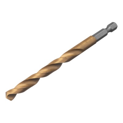 Сверло по металлу, 8 мм, HSS, нитридтитановое покрытие, шестигранный хвостовик Matrix Сверло по металлу, 8 мм, HSS, нитридтитановое покрытие, шестигранный хвостовик Matrix
