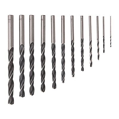 Набор сверл по металлу, 1-10 мм (через 0.5 мм) 19 шт, Р6М5, прокат, цилиндрический хвостовик Барс Набор сверл по металлу, 1-10 мм (через 0.5 мм) 19 шт, Р6М5, прокат, цилиндрический хвостовик Барс