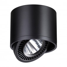 358814 OVER NT21 187 черный Светильник накладной светодиодный IP20 LED 18W 1600Лм 4000K 220V GESSO Novotech