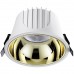 358704 SPOT NT21 251 белый/золото Светильник встраиваемый светодиодный IP20 LED 4000К 40W 100-265V KNOF Novotech