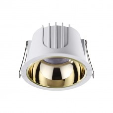 358696 SPOT NT21 251 белый/золото Светильник встраиваемый светодиодный IP20 LED 4000К 20W 100-265V KNOF Novotech