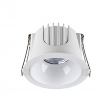 358690 SPOT NT21 251 белый Светильник встраиваемый светодиодный IP20 LED 4000К 10W 100-265V KNOF Novotech
