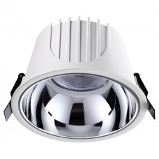 358701 SPOT NT21 251 белый/хром Светильник встраиваемый светодиодный IP20 LED 4000К 40W 100-265V KNOF Novotech