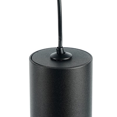 Светильник потолочный Feron ML1038 Barrel levitation на подвесе MR11 35W 230V, черный 40*250 51932